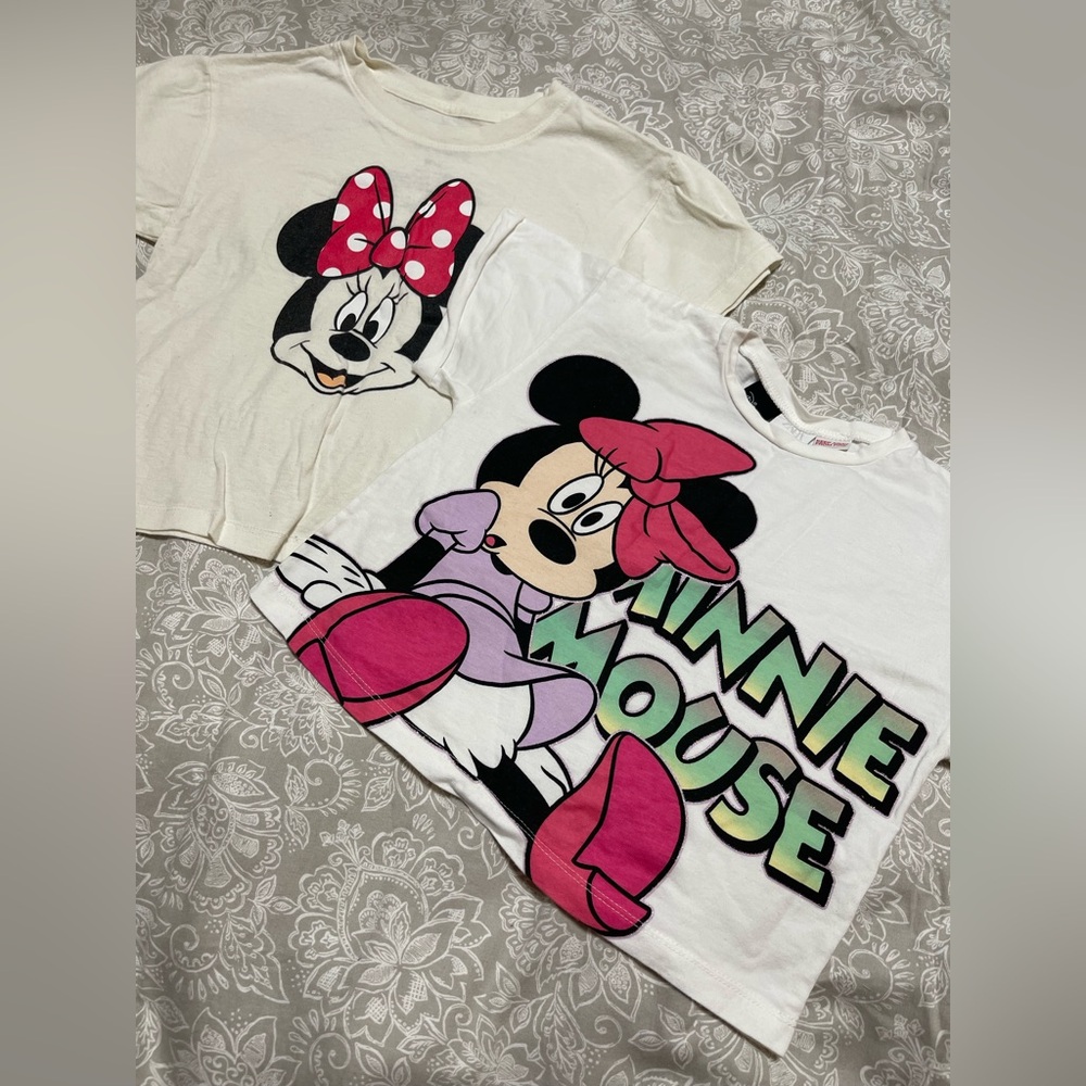 Disney White and Pink Graphic Tee